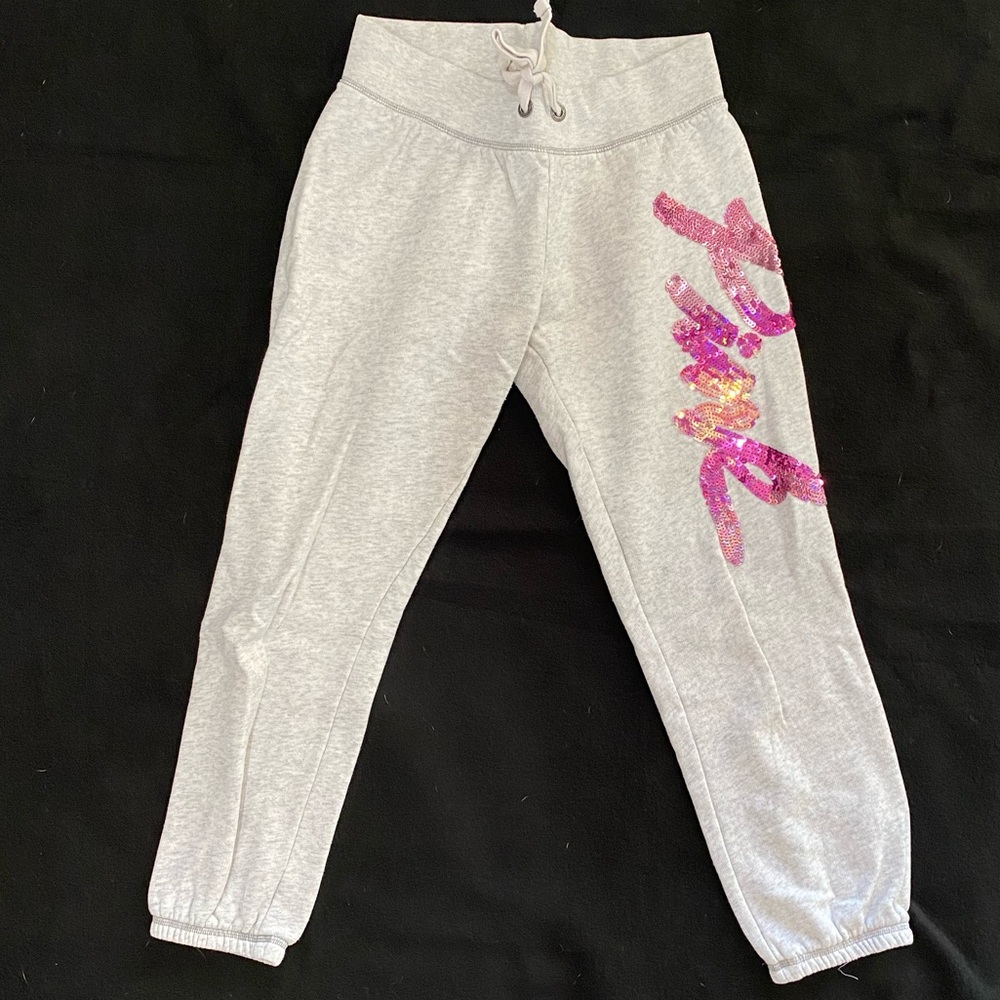 PINK Sequin Sweatpants